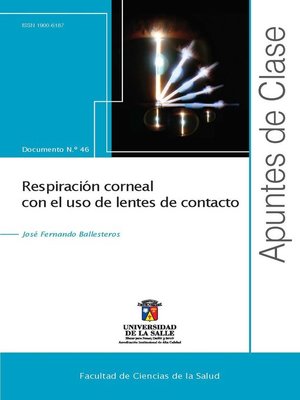 cover image of Respiración corneal con el uso de lentes de contacto